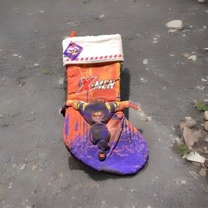 X-Men Kurt Adler Weihnachtsstrumpf 3D orange lila x Herren - Bild 1 von 8