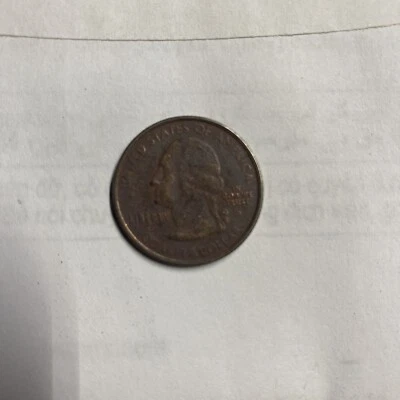 US error coin- 2000 D Virginia Quadricentennial Quarter - missing clad layer - Image 1 of 2