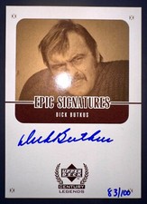 Dick Butkus 1999 Upper Deck Century Legends Epic Signatures Gold Auto #/100