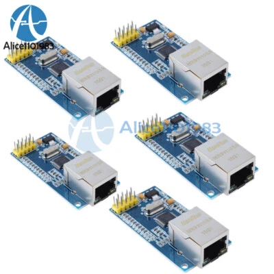 5PCS W5500 Ethernet Network Modules TCP/IP 51/STM32 SPI Interface For Arduino - Image 1 of 4