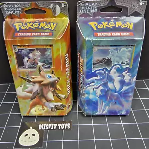 ROCK STEADY & LUMINOUS FROST Pokémon TCG Sun & Moon Burning Shadows Theme Decks - Picture 1 of 9