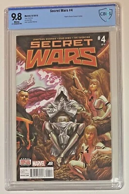 Secret Wars 4 CBCS 9.8 Alex Ross Cover God Emperor Doom CGC Marvel First print - Image 1 of 2