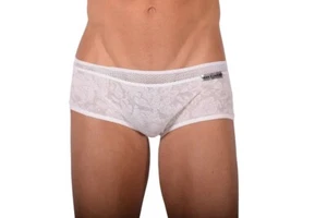 Modus Vivendi Brief Luxury Boxer SHEER Briefs WHITE 04911 B63 - Picture 1 of 7