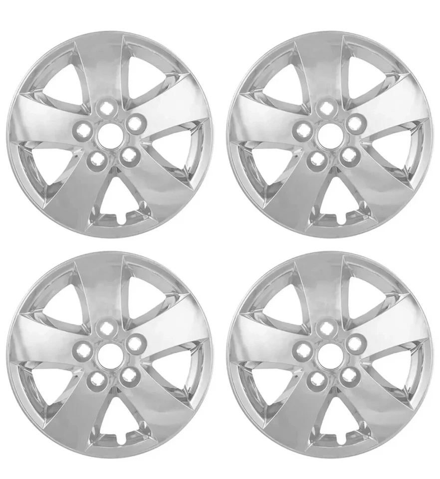 2009-2019 Dodge Journey # IMP-374X 17" 5 Spoke Chrome Wheel Skins New Set Of 4 - Image 1 of 3