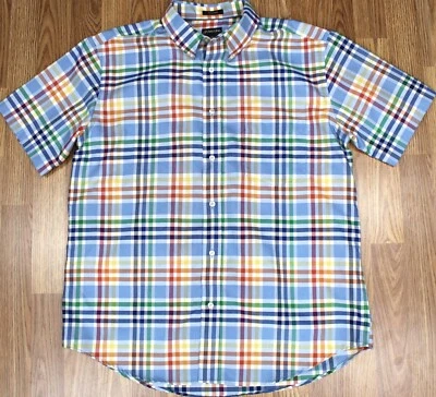 CAMISA INFORMAL MULTICOLOR A CUADROS REGULAR FIT ALGODÓN ST. JOHN'S BAY GRANDE, L Foto 1 de 4