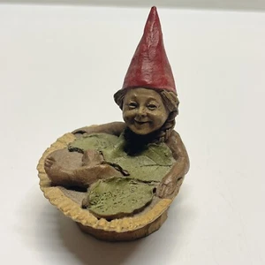 Vintage Tom Clark Gnome - Bubbles - #20 Bathing In Seashell Figurine - Picture 1 of 7