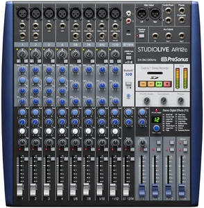 Presonus StudioLive AR12C 12-Ch Soundboard Mixing Console Mixer 4 Church/School - Picture 1 of 9
