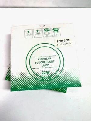 8 inch FC8T9/CW 22W Circular Fluorescent Light Bulb 2pk - Image 1 of 4