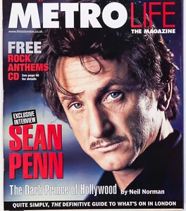 SEAN PENN INTERVIEW AMANDA HOLDEN THE DARKNESS METROLIFE MAGAZINE ES METRO LIFE - Picture 1 of 4