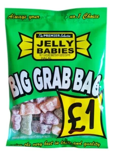 12 x 120g Grab Bags of Sweets | Jelly Babies | Classic Favourite Treats | HALAL - Picture 1 of 3