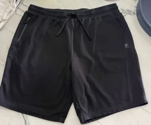 Fleece Sweat Shorts schwarz Freizeit Taschen sportlich XL Performance Kordelzug - Bild 1 von 2