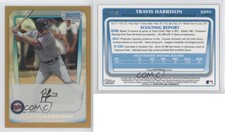 2011 Bowman Draft Chrome Prospects Gold Refractor /50 Travis Harrison #BDPP41