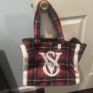victorias secret plaid tote bag - Picture 1 of 2