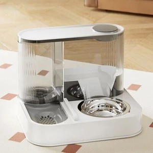 Dry-Wet Separation 2-in-1 Cat Feeder Pet Food Storage Container Cat - Bild 1 von 10