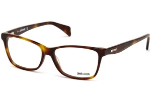 Just Cavalli JC0712 Light Tortoise 053 Plastic Eyeglasses 54-14-140 Cat Eye 0712 - Picture 1 of 9