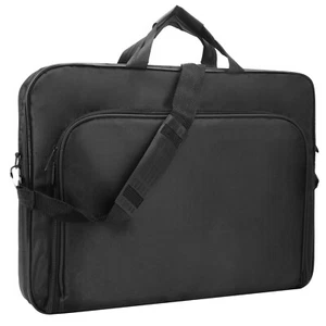 17in Water-Resistant Laptop Sleeve, Notebook Case Computer Bag w/ Shoulder Strap - Picture 1 of 5