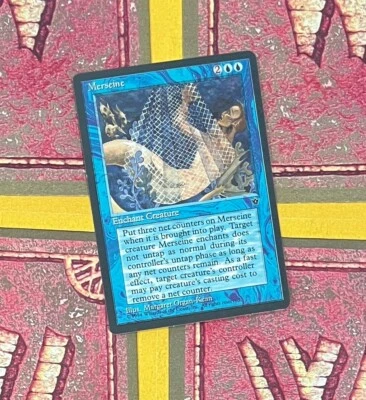 MTG MERSEINE (Organ-Kean) Fallen Empires (Wyvern Back) (OldManMTG 010-572) - Image 1 of 4