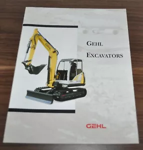 Folleto de especificaciones de excavadora compacta gama modelo Gehl - Imagen 1 de 6