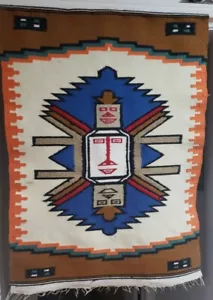 Vintage Native American Wooven Panel Tapestry - Picture 1 of 3