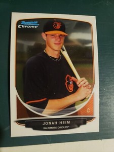 Jonah Heim 2013 Bowman Chrome Rookie Rc #bdpp50 Rangers