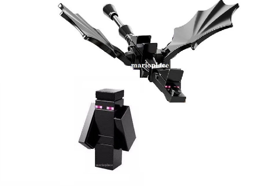LEGO Minecraft Micromob 1 Enderman y 1 Ender Dragon Minifiguras de 21107 NUEVO Foto 1 de 1