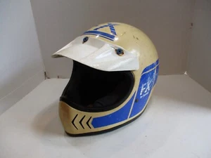 FX By Fulmer Motorcycle Helmet Size M 1989 Full Face With Visor Parts or Repair - Picture 1 of 21