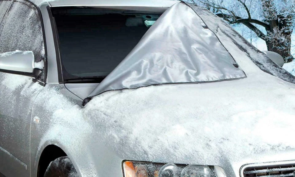 Telo copri parabrezza neve ghiaccio protezione universale auto vetro 180 X 70 cm - Immagine 1 di 1
