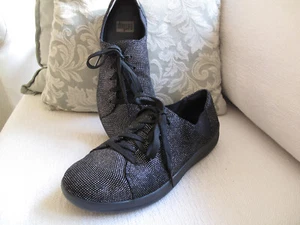 Fitflop, Anatomicush Comfort, Schwarz/Glitzer, 41/42, neuwertig. - Bild 1 von 12
