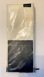 Donna Karan Essentials City Stripe Silk Quilted European Sham Ivory New - Picture 1 of 5