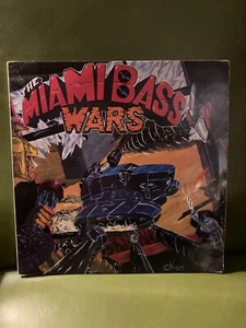 VARIOUS - Miami Bass Wars LP Vinyl 1988 Electronic Hip Hop Compilation Pandisc - Imagen 1 de 3