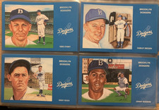 1991 Historic Limited Edition Brooklyn Dodgers Postcard Series 2,3, 4 Sets of 12