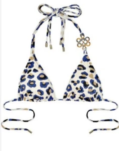 DVF Diane Von Furstenberg L Space Women’s Bikini Top Small S  - Picture 1 of 8