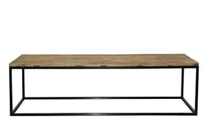 Industrial Coffee Table with Beautiful reclaimed Elm - Magnificent Centre Piece - Picture 1 of 1