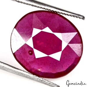 8.60 Ct Museum Gem! Natural Top Red Pink Normal Heated Ruby Mozambique~ Oval Cut - Picture 1 of 9