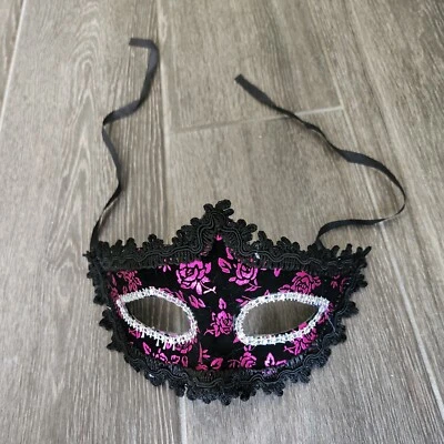Laser Cut Venetian Metal Mens womans Masquerade Mask party bachelor prom - Image 1 of 4