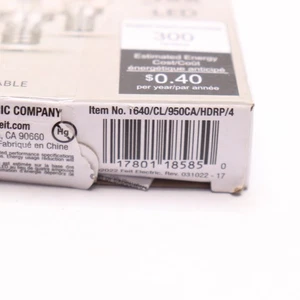 (4-Pk) Feit Electric T6 Dimmable Candelabra LED Light Bulb E12 40W Daylight  - Picture 1 of 4