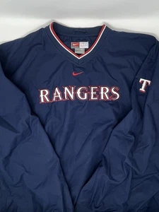 Vintage 2000s Nike Center Swoosh Texas Rangers Windbreaker Jacket (XL) - Bild 1 von 7
