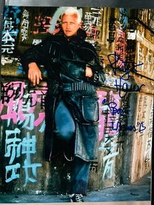 Rutger Hauer signiertes 11x14 Foto persönlich.  Exakter Nachweis. Blade Runner - Bild 1 von 5