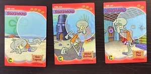 2003 Upper Deck SpongeBob Lot (3) – Squidward DSD-019 020 021 – First Edition - Picture 1 of 2