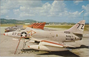 US Naval Station Roosevelt Roads Ceiba Puerto Rico Fighter Jets Postcard - Picture 1 of 2