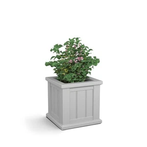 Cape Cod 14-Inch Square Planter – Self-Watering, Weather-Resistant Planter fo... - Picture 1 of 5