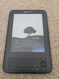 Amazon Kindle Keyboard D00901 3rd Gen 4GB Wi-Fi E-Reader Tested & Working - Picture 1 of 4