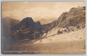 RPPC Postcard~ Gateway Garden Of the Gods~ Colorado Springs, CO~ Julia Skolas - Picture 1 of 2