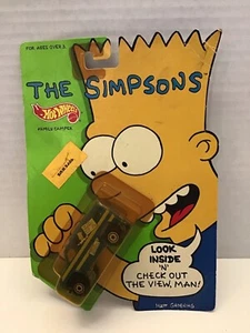 Hot Wheels - 1990 The Simpsons Family Camper #9113 - Thin Strips/White Hubs 2 - Picture 1 of 8