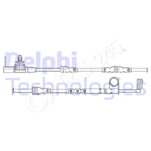 DELPHI Brake Pad Wear Warning Contact Set For LAND ROVER 12- LR033275 - Picture 1 of 1