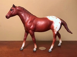 RETIRED Breyer #9080 Little Bit/Paddock Pal CHESTNUT BLANKET APPALOOSA 1989-1994 - Picture 1 of 2