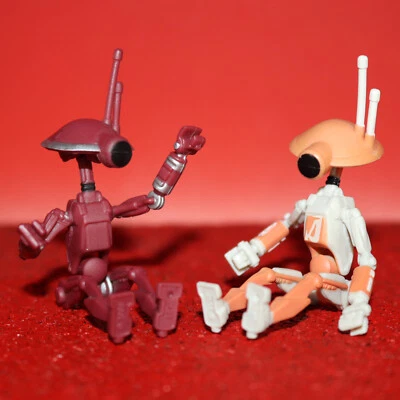 星球大战第 1 集幻影威胁奖金 PIT DROIDS 可动人偶 孩之宝 1999 — 第 1/3 张图片