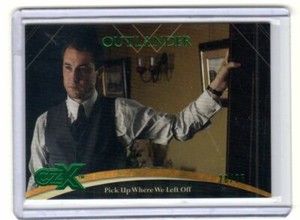 2019 Cryptozoic CZX Outlander Pick Up Where We Left Off GREEN Parallel 20/25 #19
