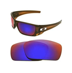NEW POLARIZED CUSTOM LIGHT +RED LENS FOR OAKLEY FUEL CELL SUNGLASSES - Picture 1 of 6