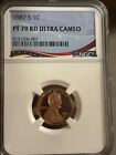 1987-S Lincoln Cent Graded PF70RD Ultra Cameo par NGC - Top Pop !!